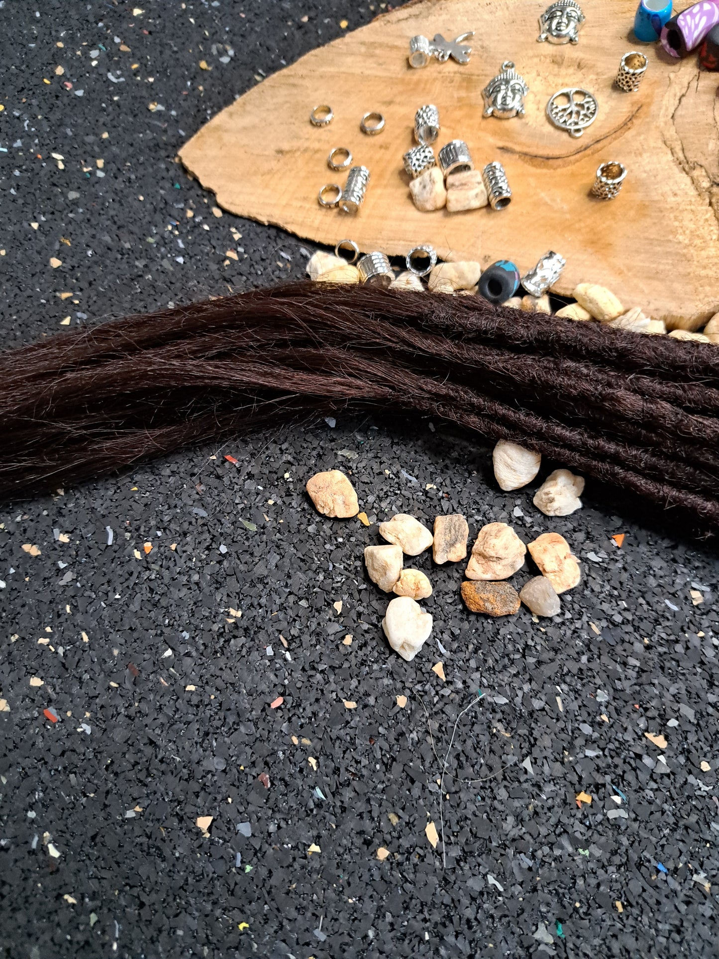 Synthetische Dreads Single Ended 50cm Mahaghoni