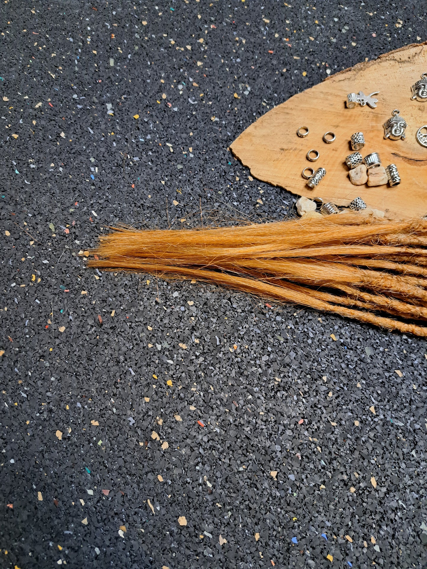 Synthetische Dreads Single Ended 50cm Kupfer