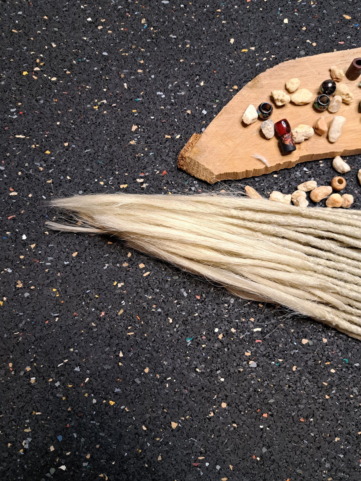 Synthetische Dreads Double Ended 50cm Lichtblond