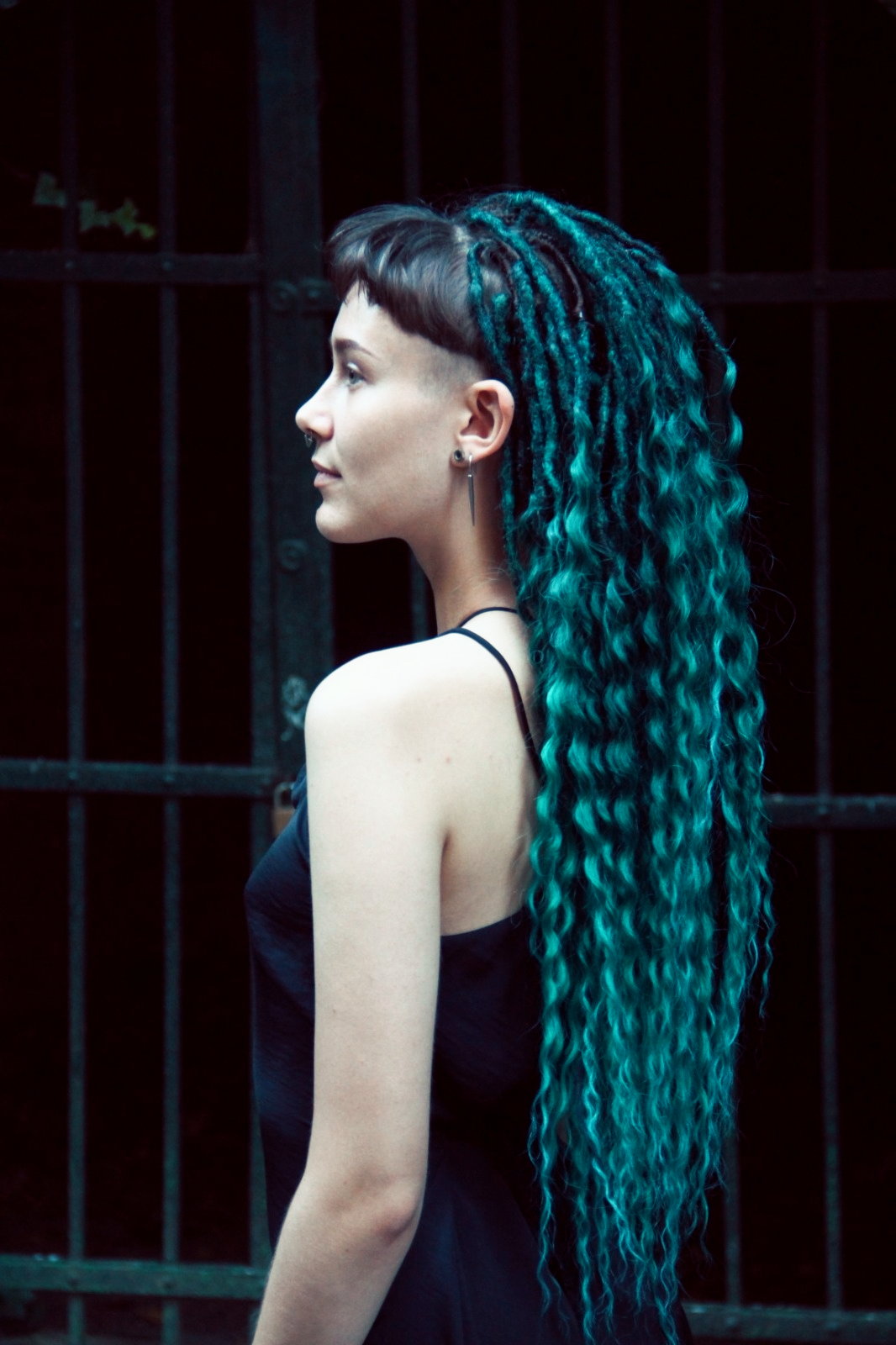Curly Dreadlocks Double Ended Lichtblond 55cm