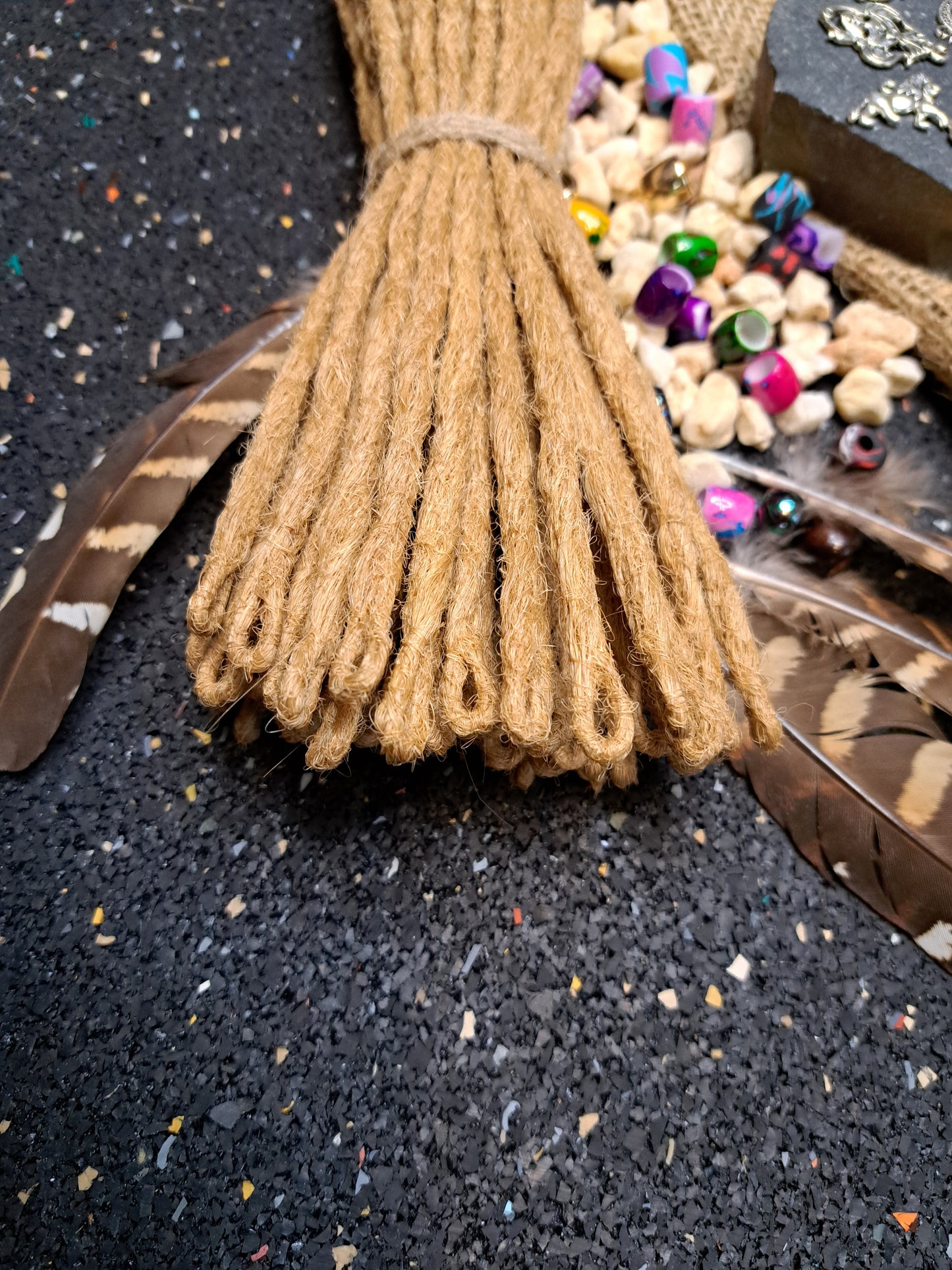 Dread Extensions Blond 35-40cm zum Flechten