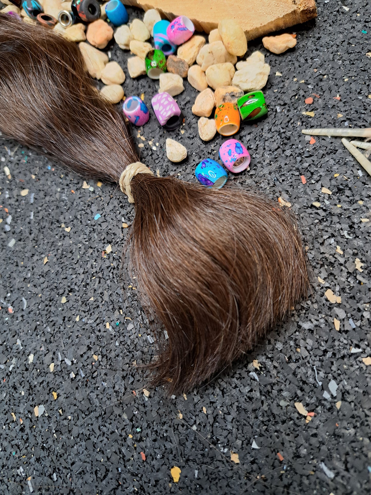 Premium Haar zur Dreadlockerstellung Dunkelbraun