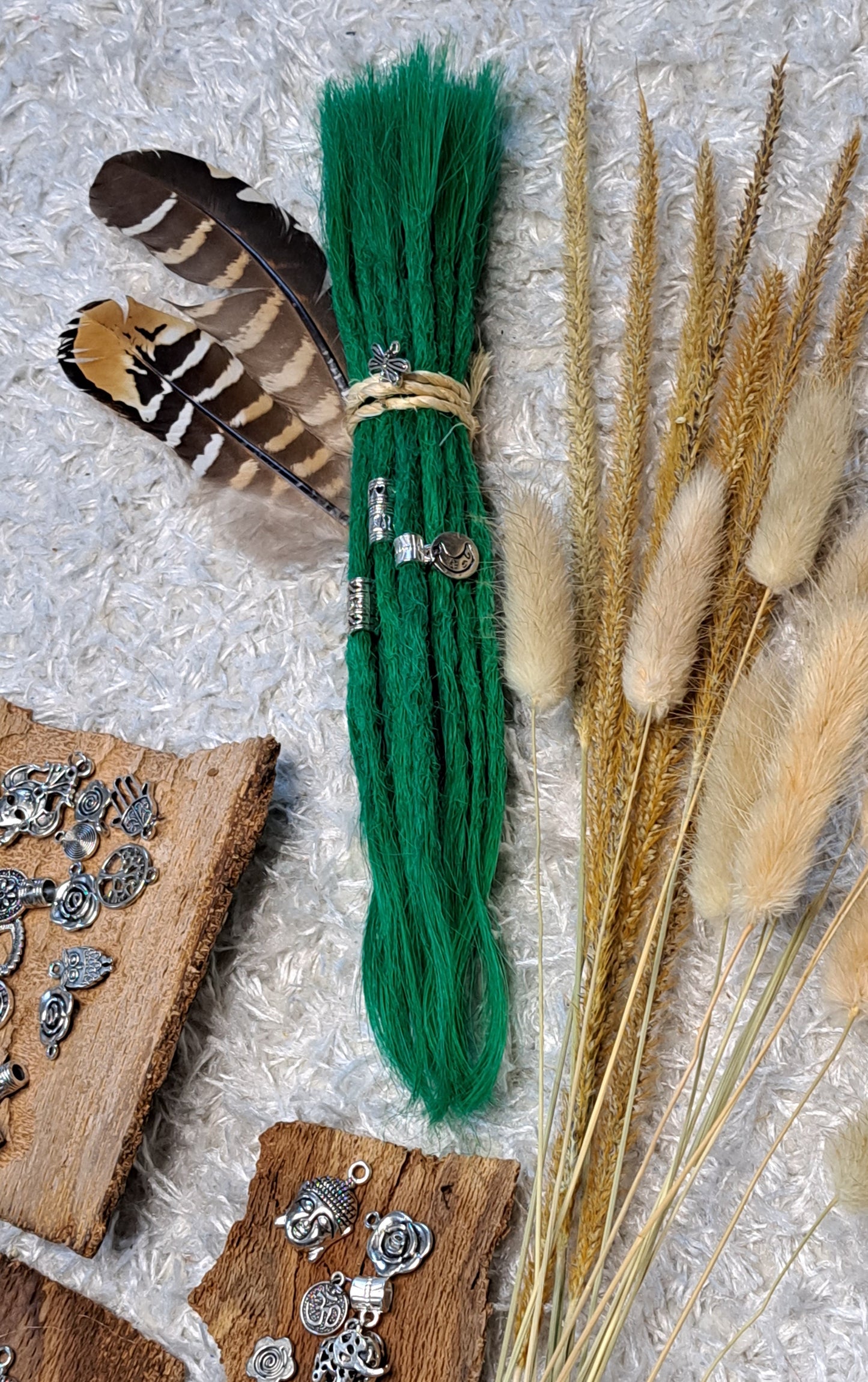 Dread Extensions Grün 20-25cm