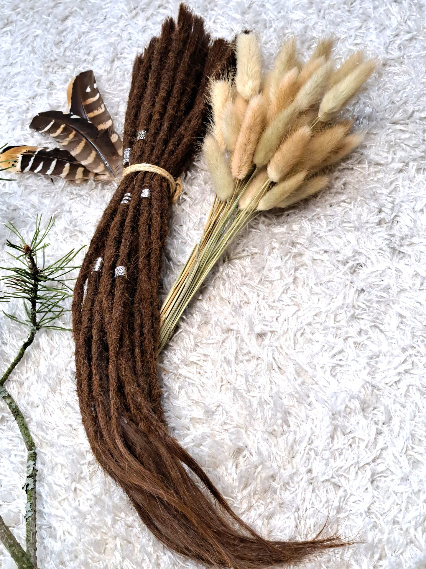 Dread Extensions Haselnussbraun 45-50cm
