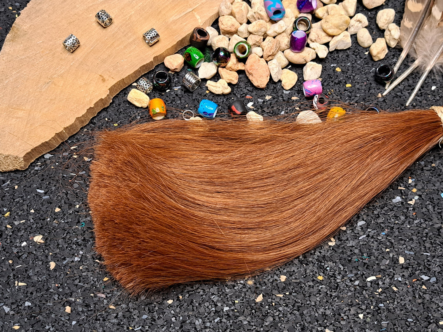 Premium Haar zur Dreadlockerstellung Kupfer