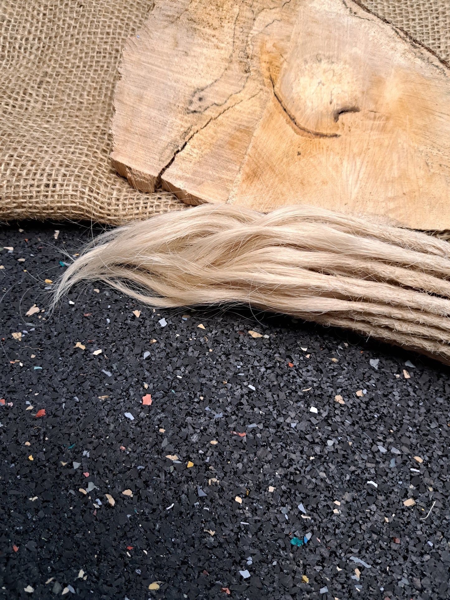 Dread Extensions Lichtblond 35-40cm zum Flechten