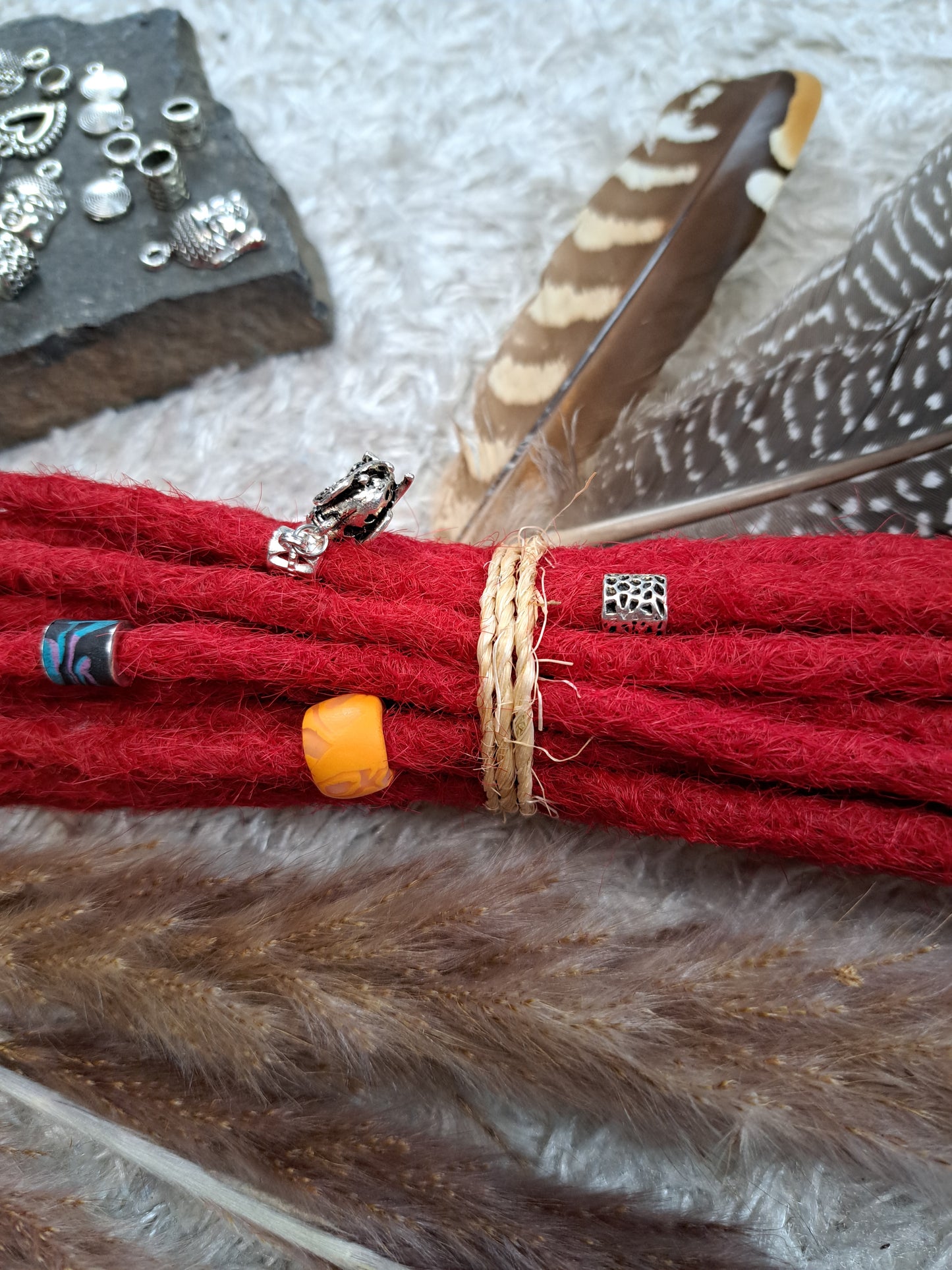 Dread Extensions Rot 35-40cm