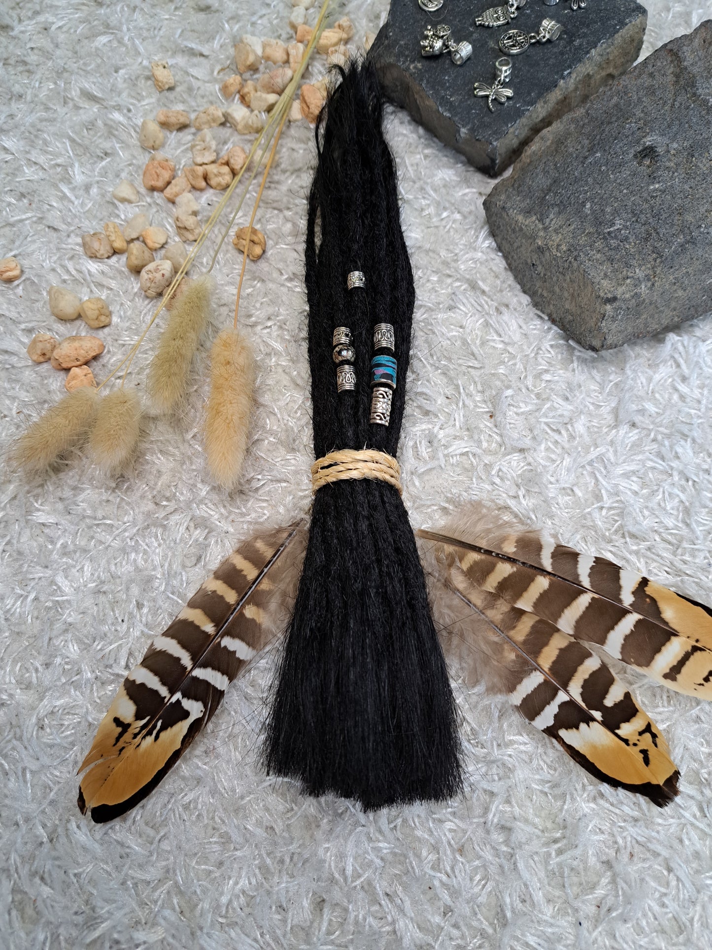 Dread Extensions Schwarz 25-30cm