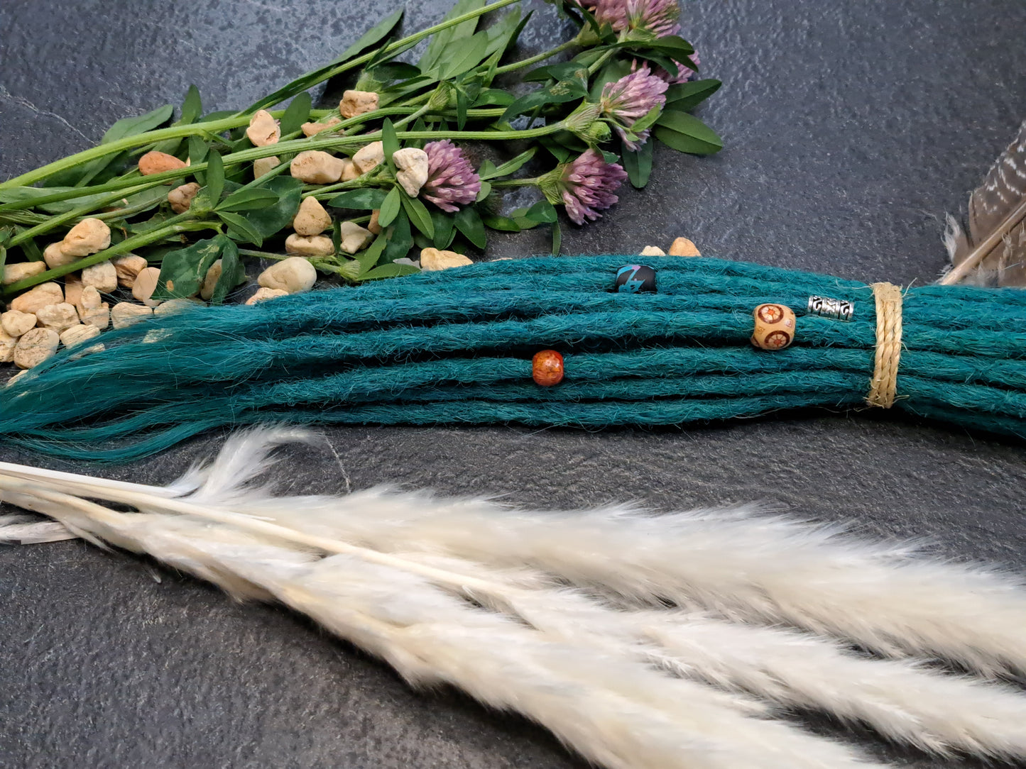Dread Extensions Türkis 35-40cm