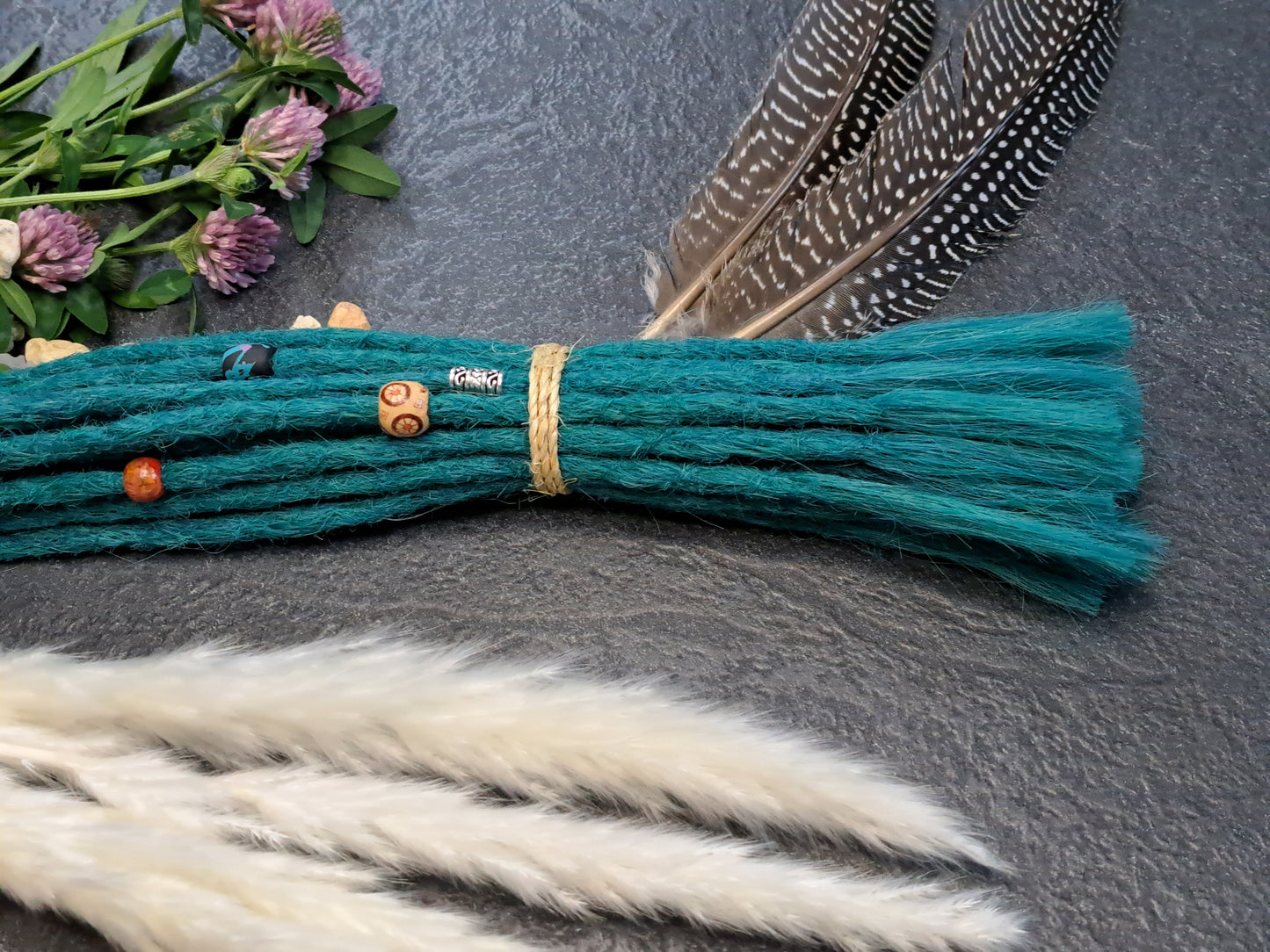 Dread Extensions Türkis 35-40cm