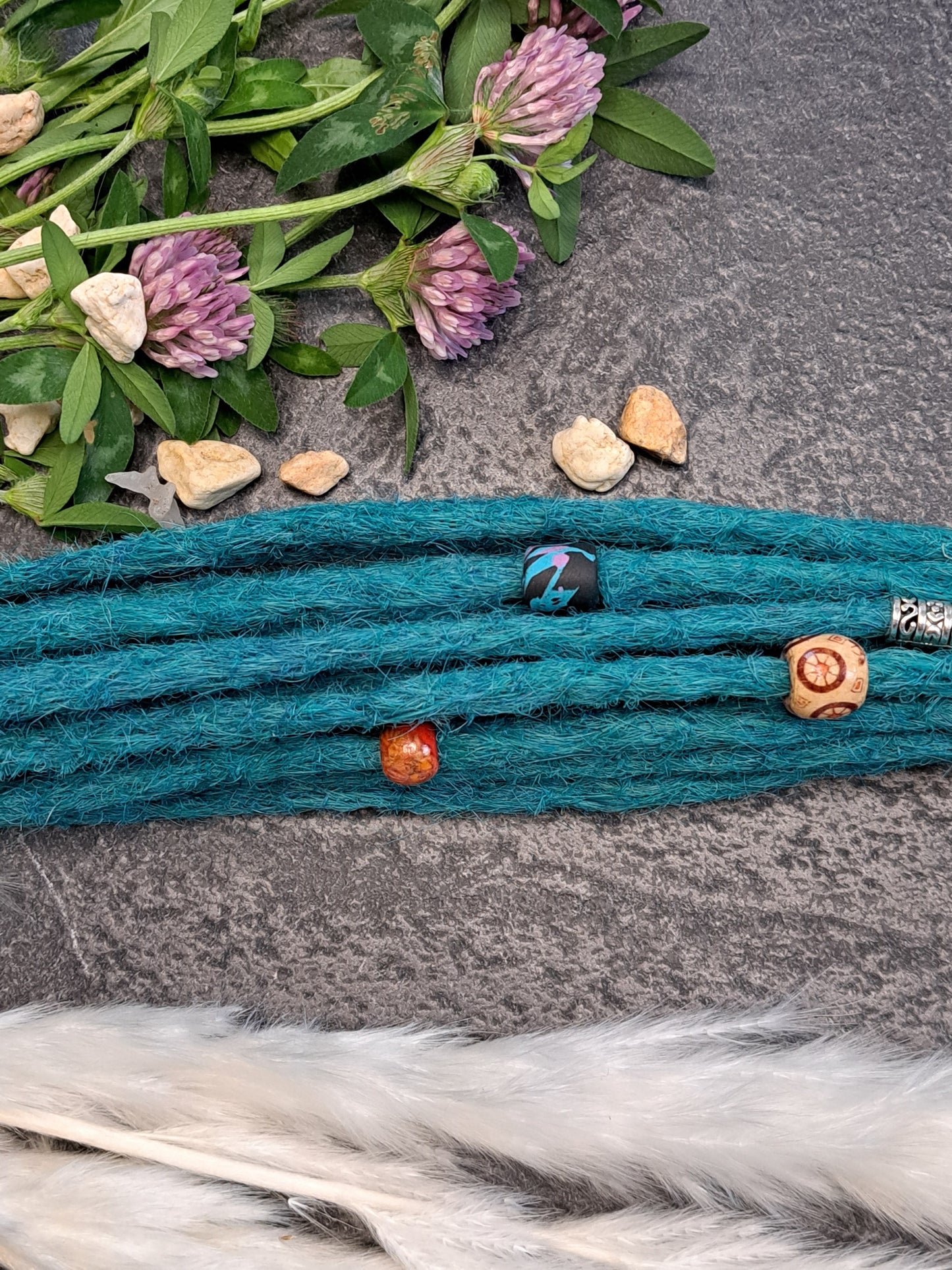 Dread Extensions Türkis 35-40cm
