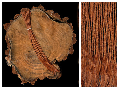 Dread Extensions Kupfer 45-50cm zum Flechten