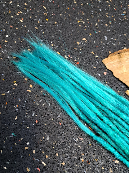 Synthetische Dreads Single Ended 50cm Türkis