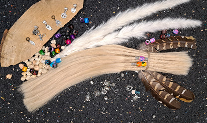 Dread Extensions Lichtblond lange offene Enden 35-40cm