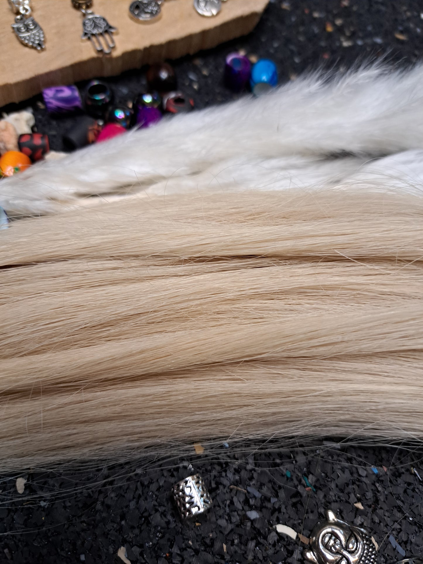 Dread Extensions Lichtblond lange offene Enden 35-40cm