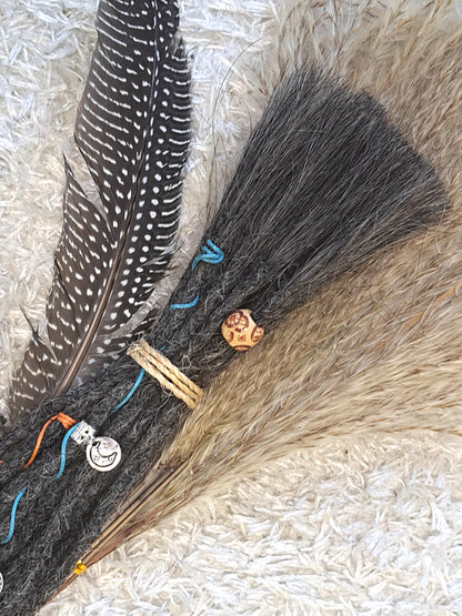 Dread Extensions Dunkelgrau 25-30cm