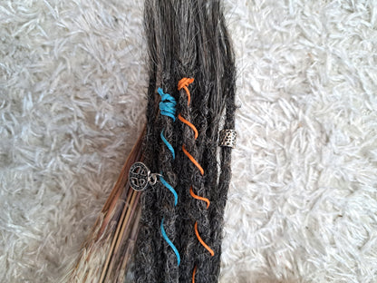 Dread Extensions Dunkelgrau 25-30cm