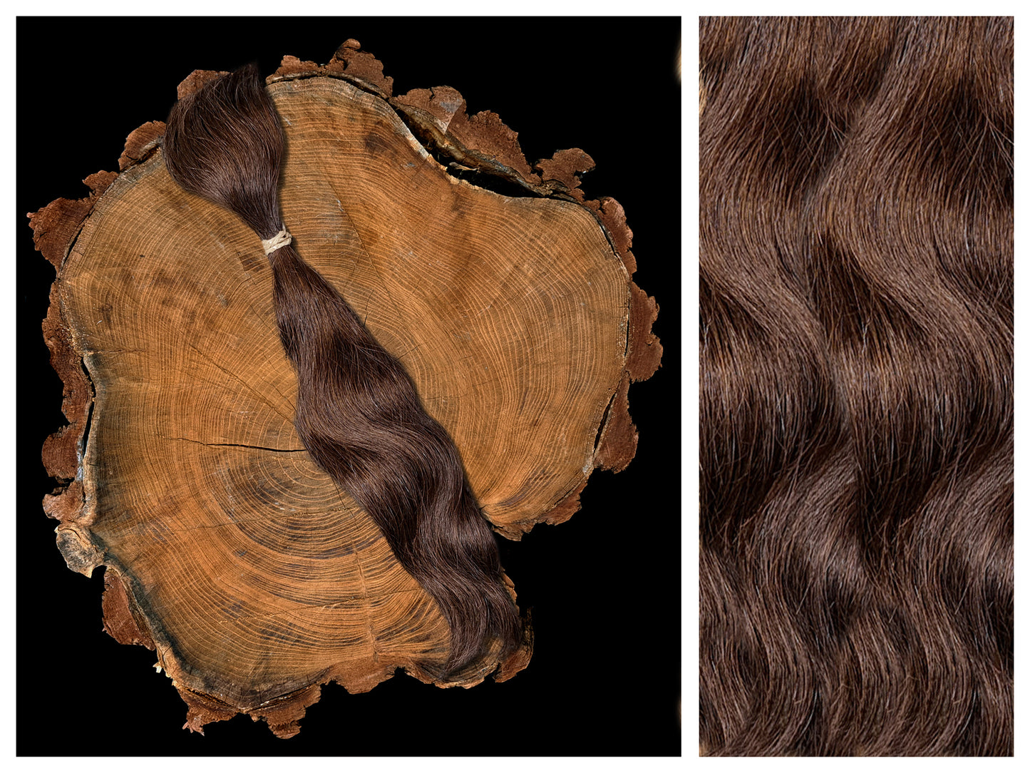 Premium Haar zur Dreadlockerstellung Dunkelbraun
