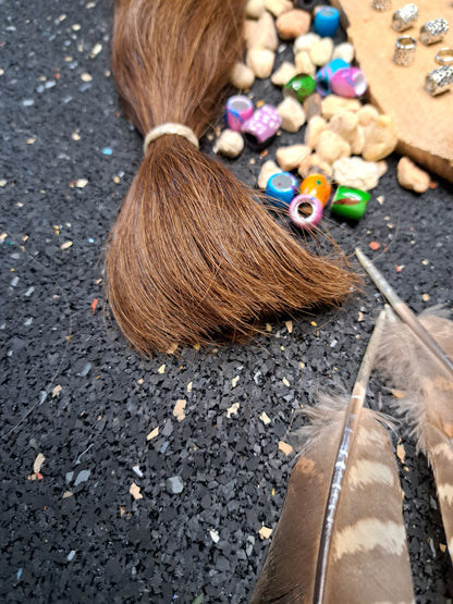 Premium Haar zur Dreadlockerstellung Haselnuss