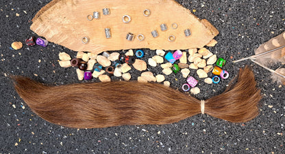 Premium Haar zur Dreadlockerstellung Haselnuss