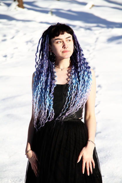 Curly Dreadlocks Double Ended Blond 55cm