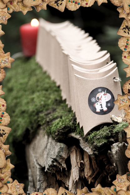 Handmade Einhorn Adventskalender