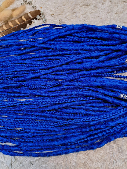 Set Braids Double Ended Blau 130cm