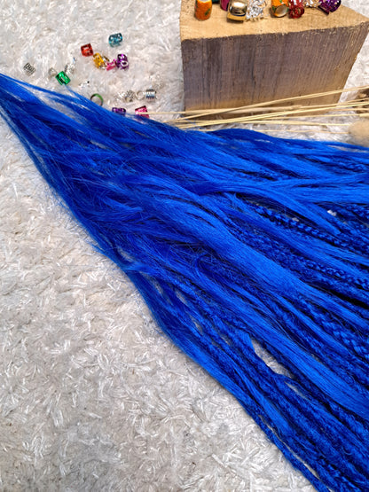 Set Braids Double Ended Blau 130cm