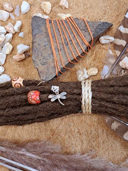 Dread Extensions Haselnussbraun 35-40cm