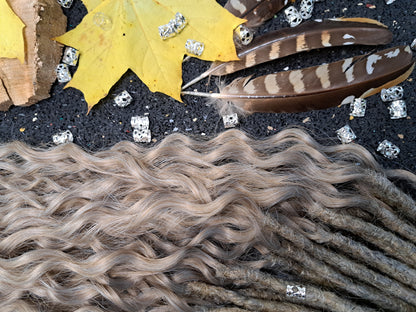 Curly Dreadlocks Double Ended Blond 55cm