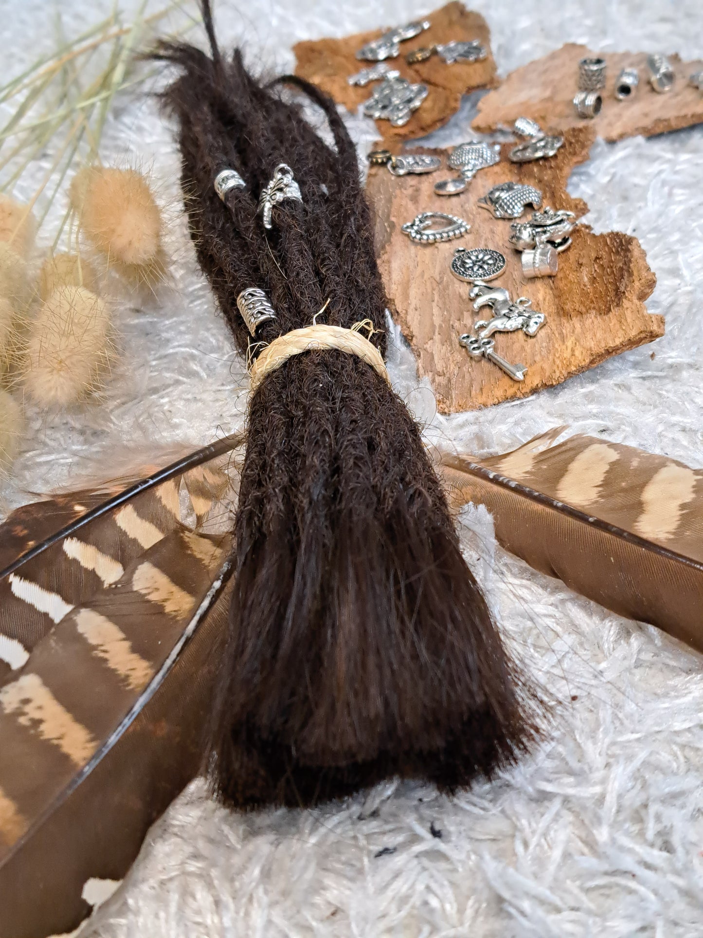 Dread Extensions Dunkelbraun 20-25cm
