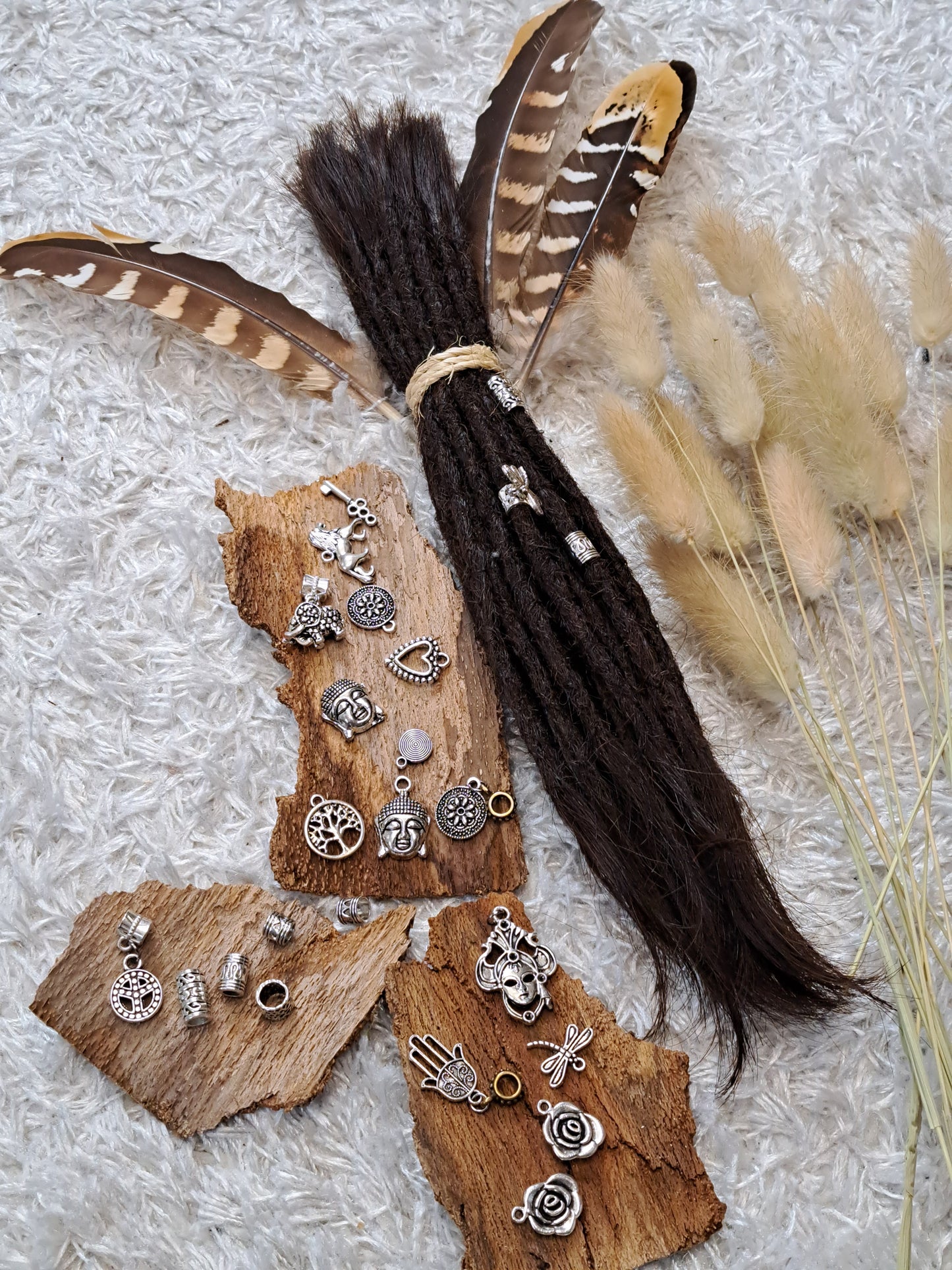 Dread Extensions Dunkelbraun 20-25cm