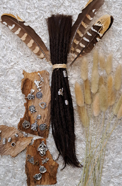 Dread Extensions Dunkelbraun 20-25cm