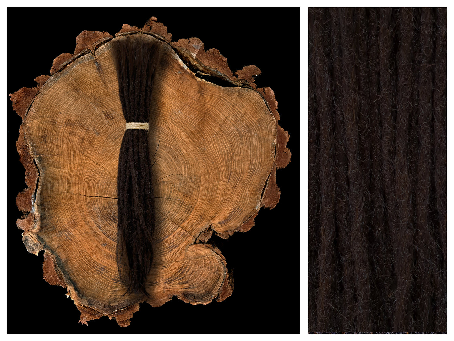 Dread Extensions Dunkelbraun 20-25cm