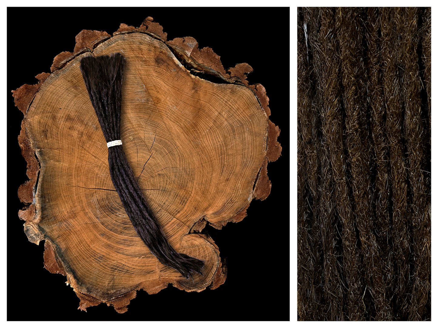 Dread Extensions Dunkelbraun 35-40cm