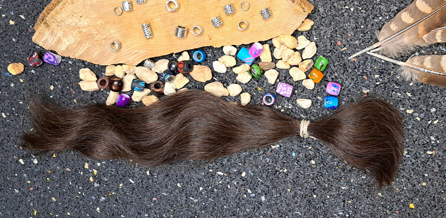 Premium Haar zur Dreadlockerstellung Dunkelbraun