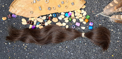 Premium Haar zur Dreadlockerstellung Dunkelbraun