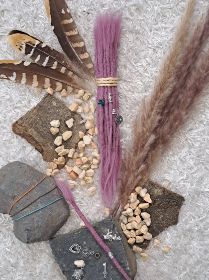 Dread Extensions Flieder 20-25cm