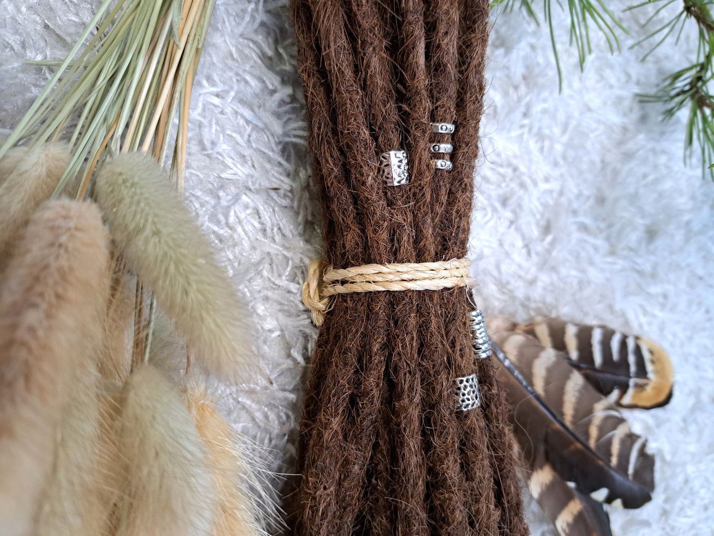 Dread Extensions Haselnussbraun 45-50cm