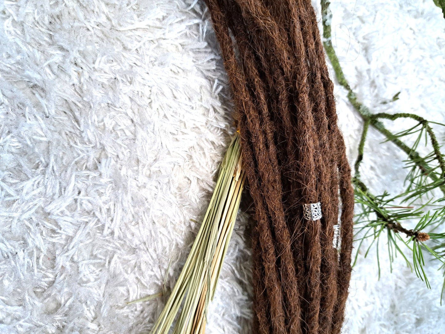 Dread Extensions Haselnussbraun 45-50cm