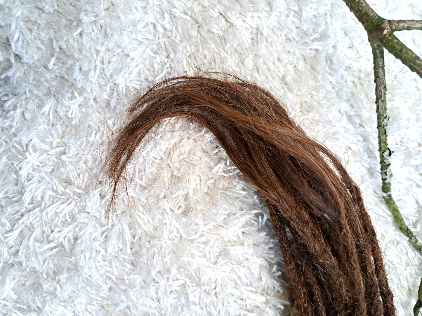 Dread Extensions Haselnussbraun 45-50cm