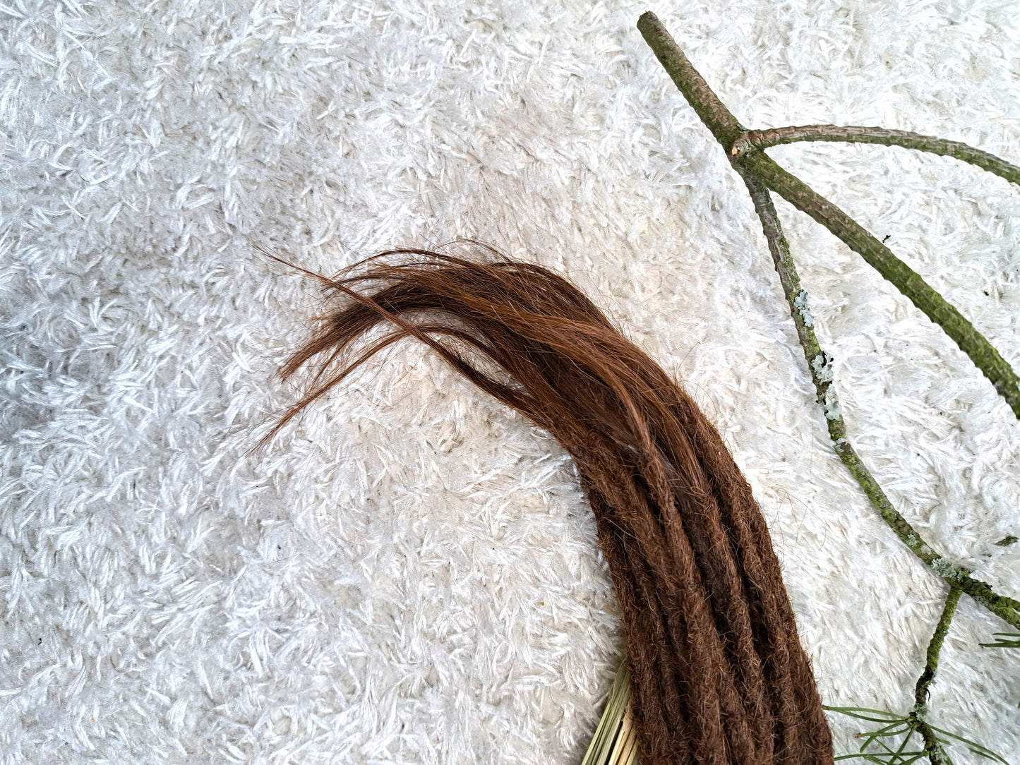 Dread Extensions Haselnussbraun 45-50cm