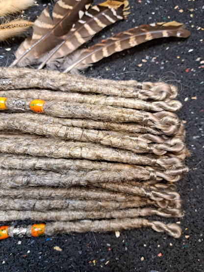 Curly Dreadlocks Single Ended Blond 55cm