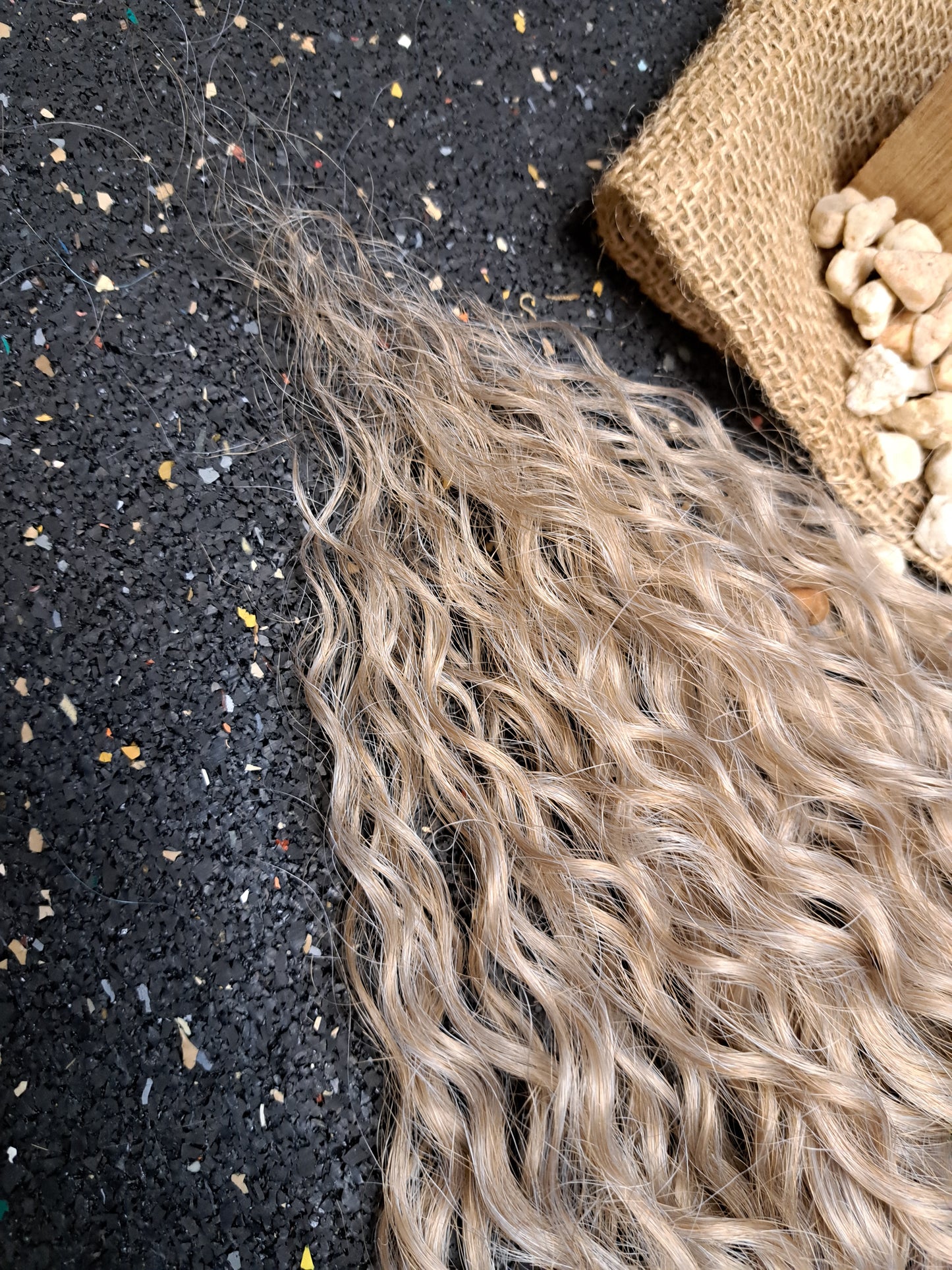 Curly Dreadlocks Single Ended Blond 55cm
