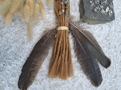 Dread Extensions Hellbraun 35-40cm