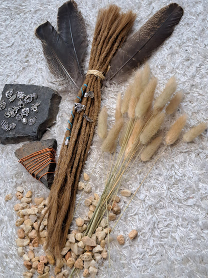 Dread Extensions Hellbraun 35-40cm