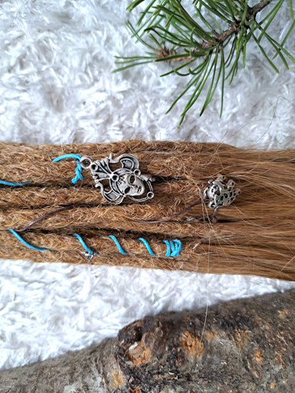 Dread Extensions Hellbraun 45-50cm