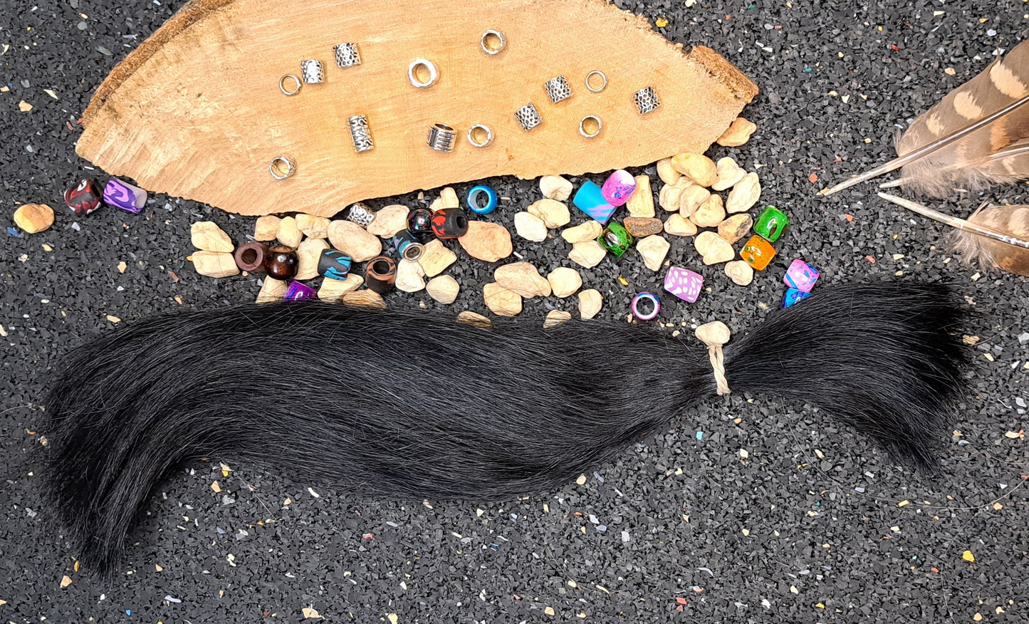 Premium Haar zur Dreadlockerstellung Schwarz