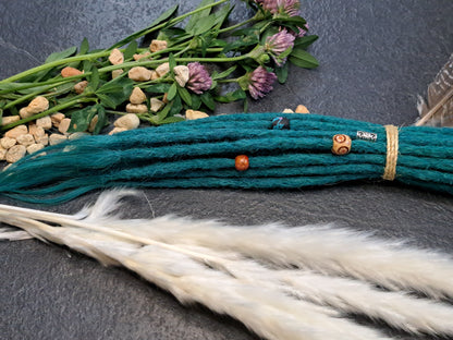 Dread Extensions Türkis 35-40cm