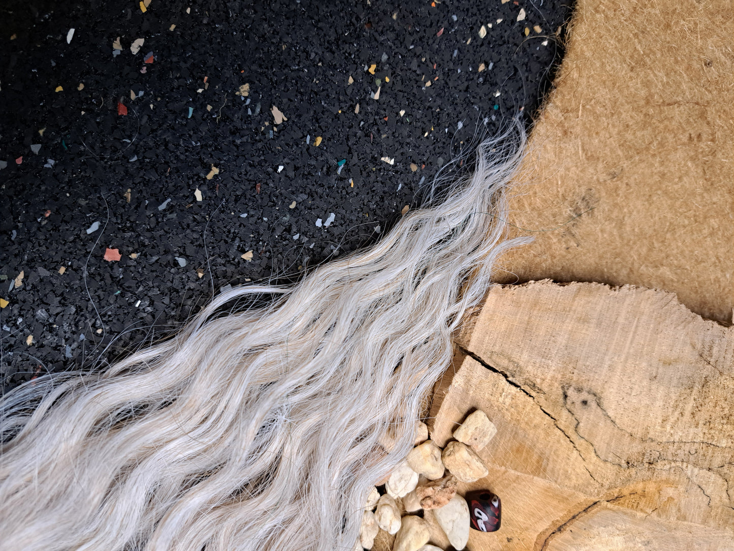 Curly Dreadlocks Single Ended Lichtblond 55cm